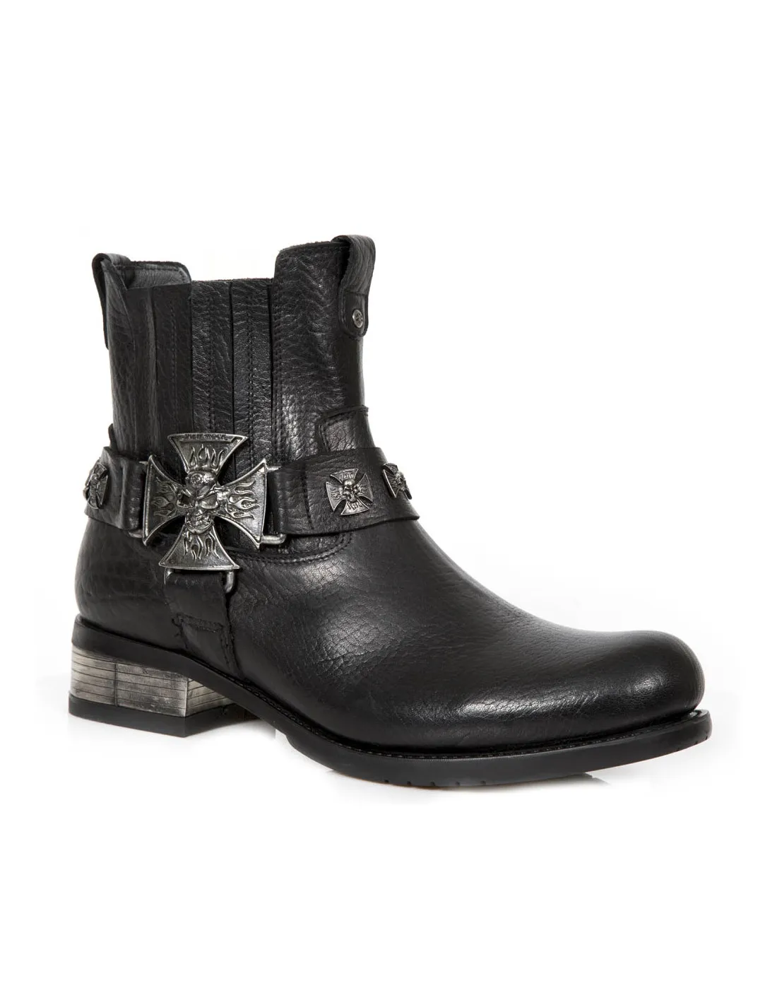 ANKLE BOOT BIKER M-GY34-S1
