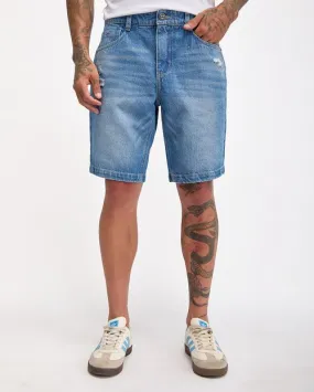 Bermuda Denim Hombre Traviz Cristal