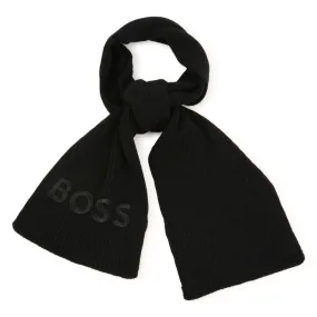 BOSS Bufanda de canalé de algodón