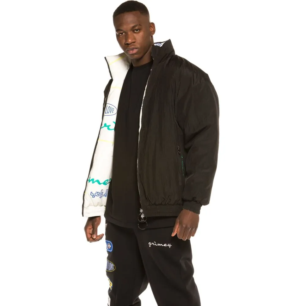 Chaqueta Reversible Puffy Grimey Arch Rival FW20 Black