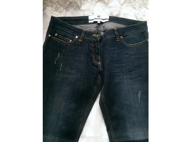 Elisabetta Franchi Pantalones Azul 