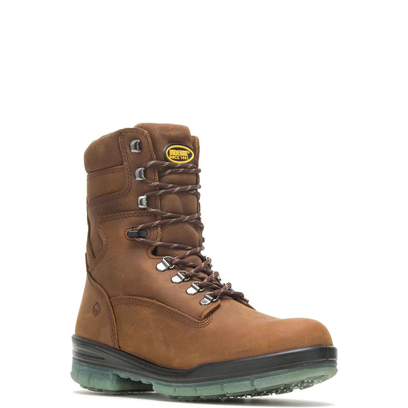 I-90 DuraShocks® 8 Inch Soft-Toe Waterproof Insulated Boot Brown