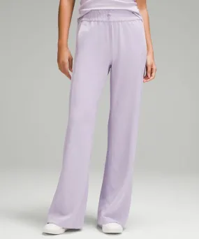 Lululemon Pantalones de Softstreme acanalado de talle medio - 82 cm - Lilac Ether | SM72-A1LK