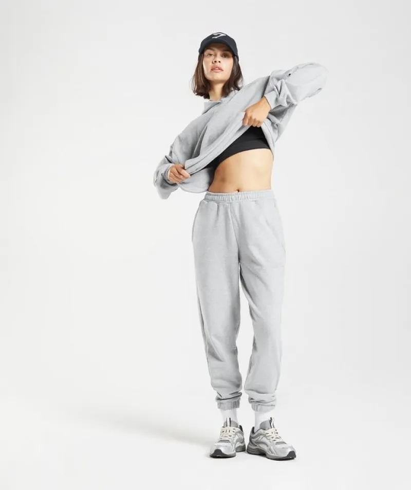 Pantalones Gymshark Rest Day Sweats Joggers Grises Claro | 296853-IFP