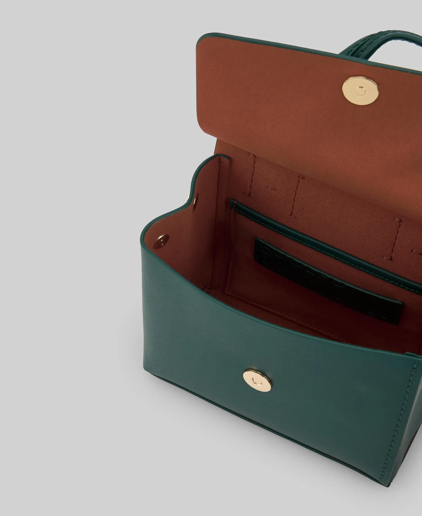 Responsible leather small Mico bag woman