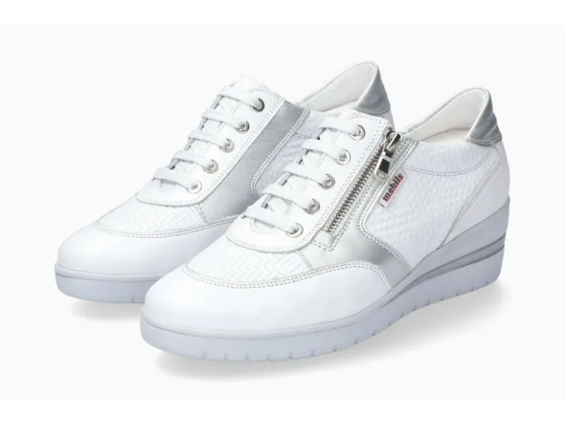 SNEAKERS CON CUÑA PATRIZIA MEPHISTO EN COLOR BLANCO