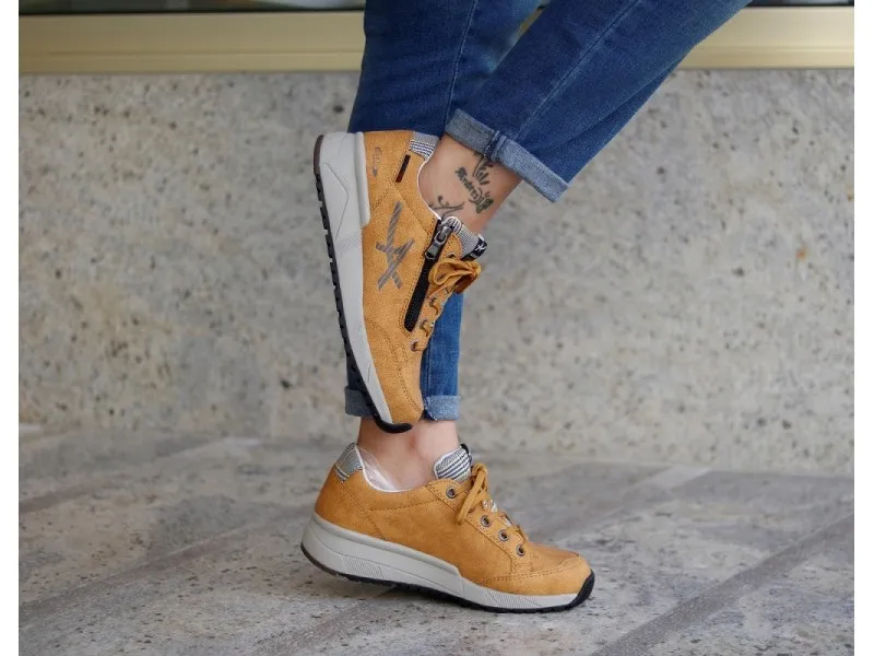 SNEAKERS VALESSA-TEX ALLROUNDER EN COLOR GRIS O OCRE