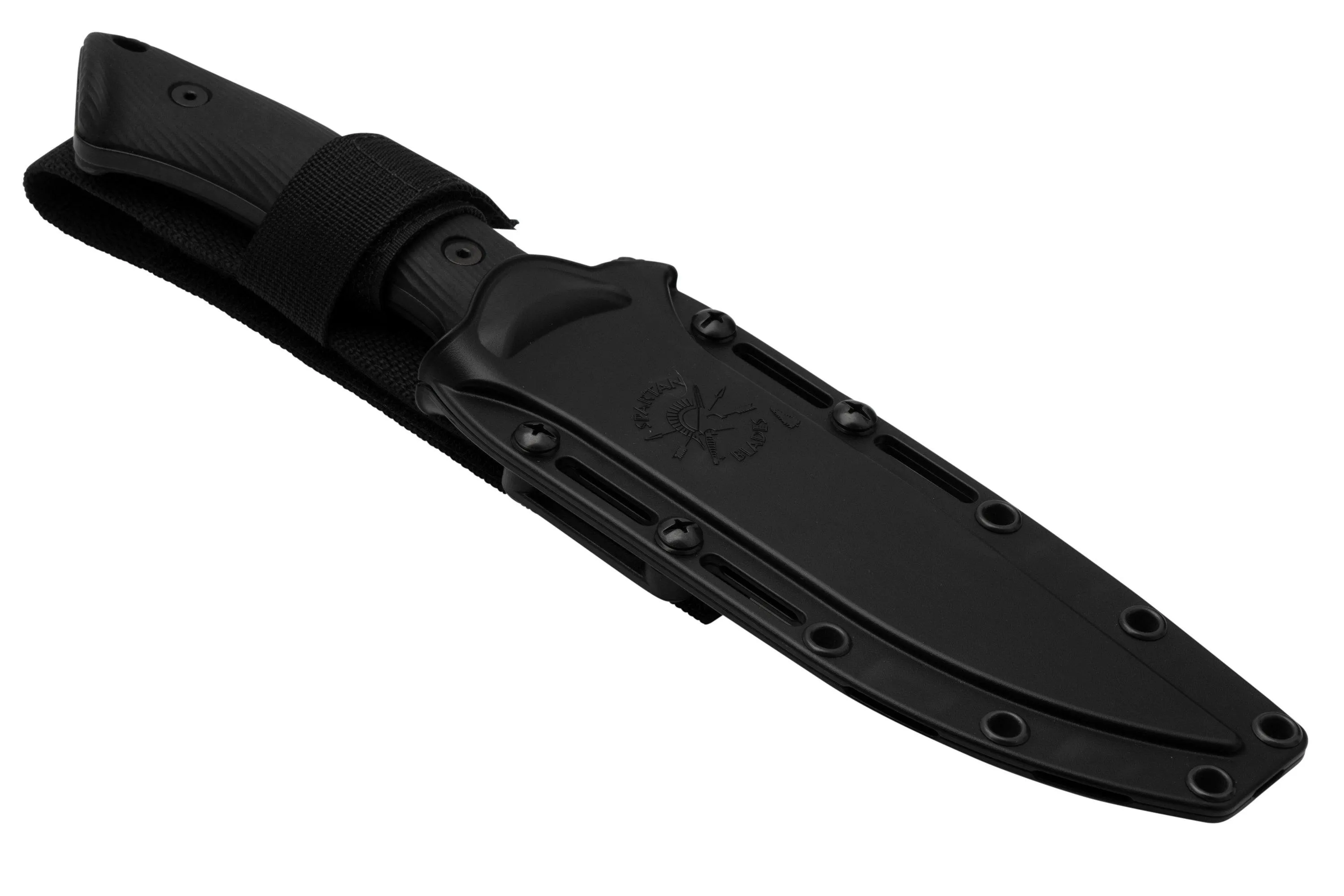 Spartan Blades Harsey Fighter SBSL006BK Black 1095 Cro-Van, cuchillo fijo