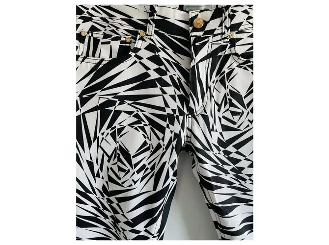Versace For H&M Pantalones Negro Blanco 
