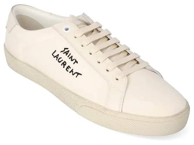 Zapatillas clásicas Saint Laurent Court blancas Blanco 
